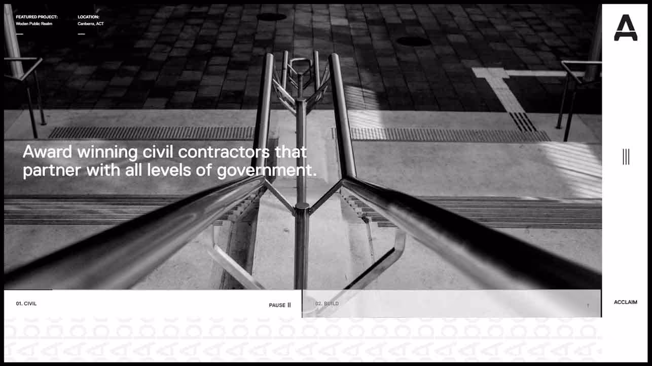 Acclaim Contractor Website