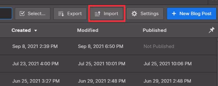 Import Blog Posts With CSVs