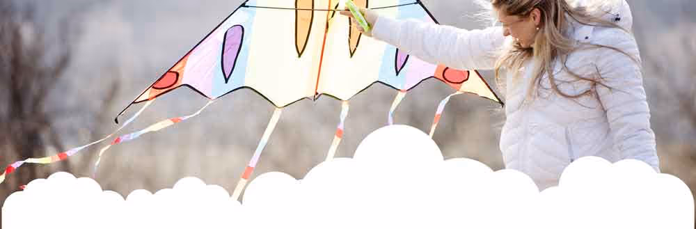 clouds shape page divider