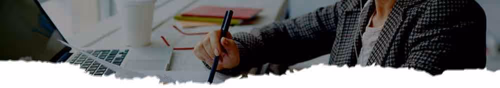 sharp paper page divider shape