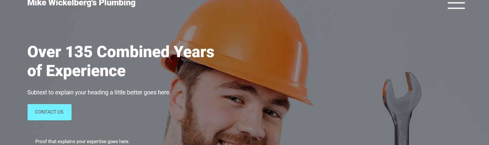 years of experience headline example