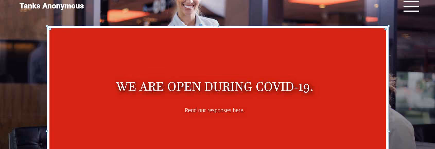 emergency message headline example