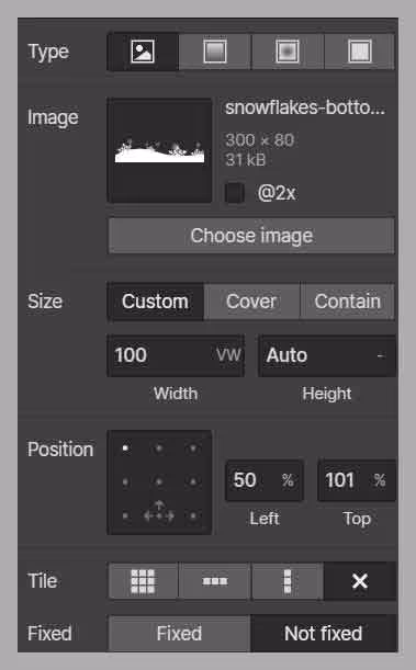 shape divider settings