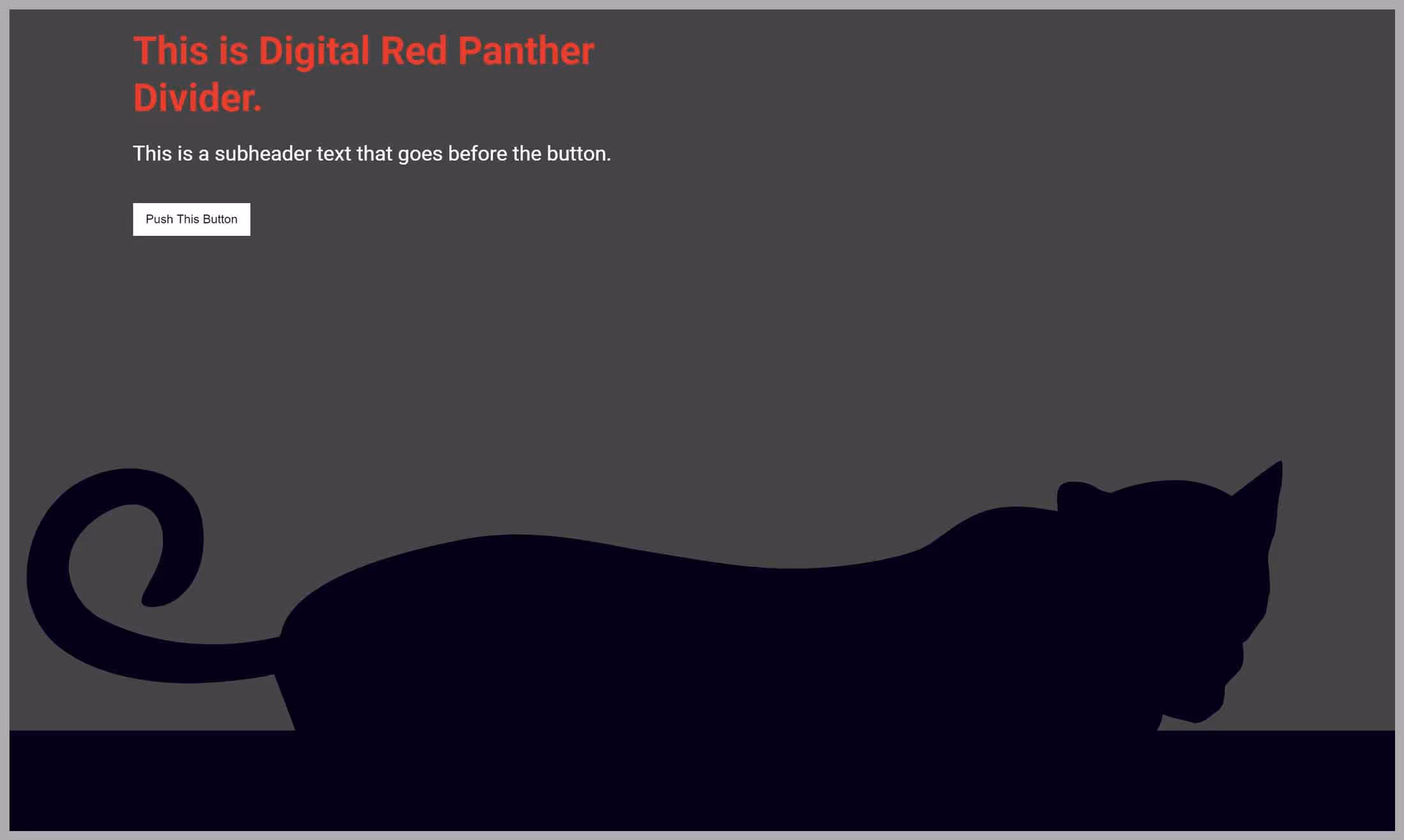 example of animal divider